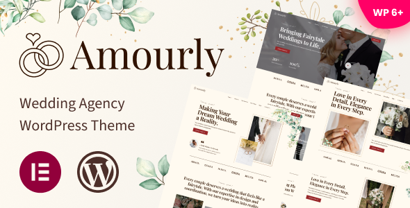 Amourly-婚礼代理WordPress主题