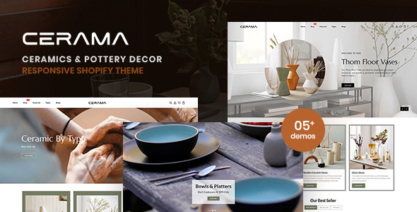 Cerama-陶瓷和陶器装饰Shopify主题