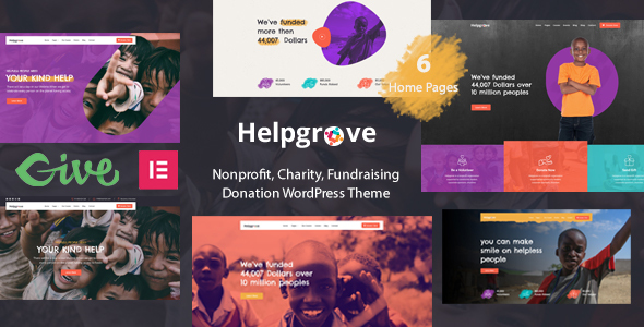 Helpgrove-非营利慈善WordPress主题