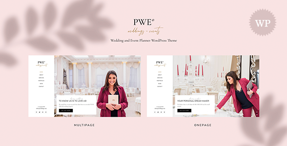 PWE-婚礼和活动策划WordPress主题