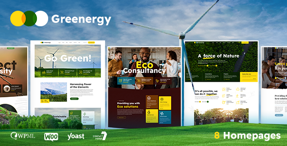 Greenergy-生态与环境WordPress主题