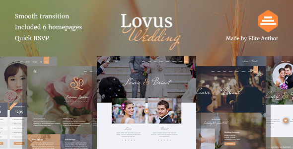 Lovus-婚礼策划WordPress主题