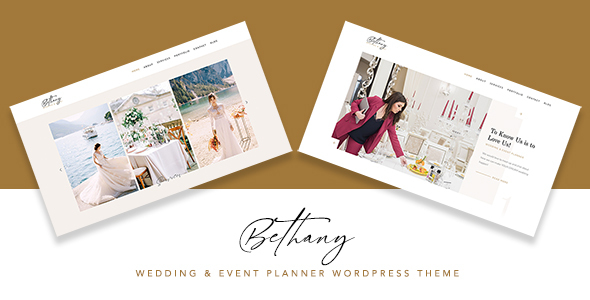 Bethany-婚礼和活动策划WordPress