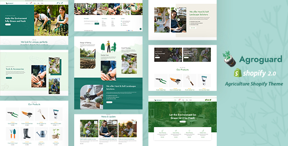Agroguard-花园工具，硬件Shopify主题