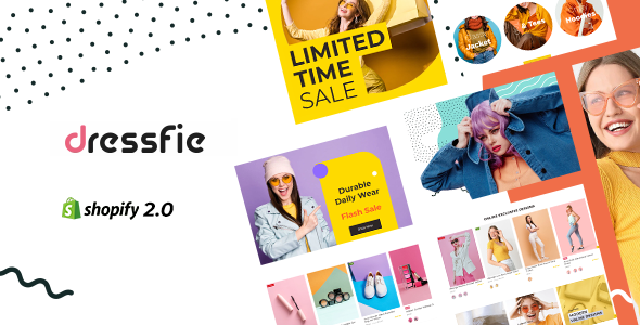 Dressfie-服装Shopify主题