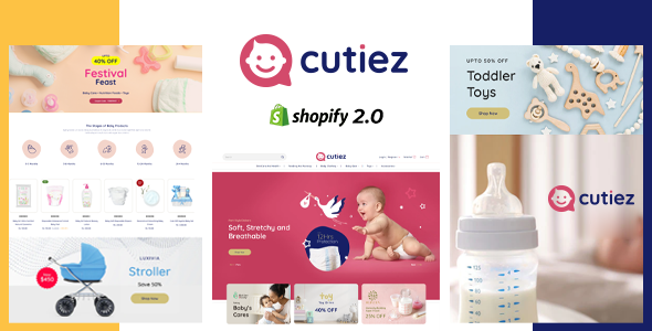 Cutiez-儿童玩具，儿童时尚商店Shopify主题