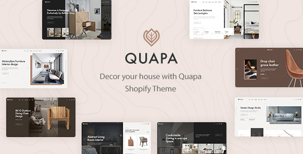 Quapa-家居装饰和家具Shopify主题