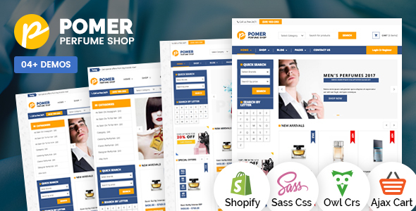 SP Pomer-香水和化妆品商店Shopify主题