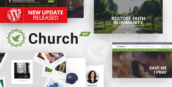 ChurchWP-现代WordPress教堂主题