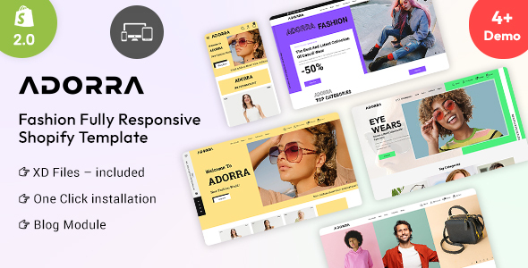 Adorra-多用途时尚Shopify 2.0主题