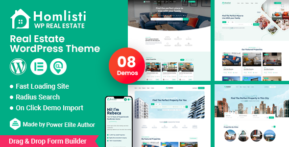 Homlisti–房地产WordPress主题+RTL