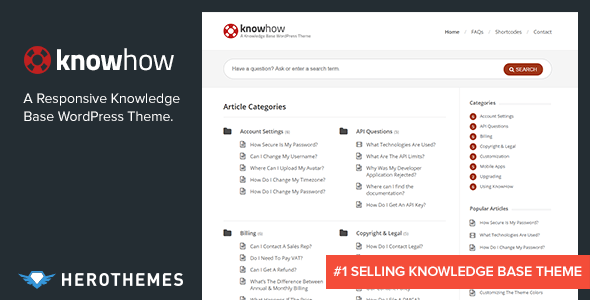 KnowHow-知识库WordPress主题