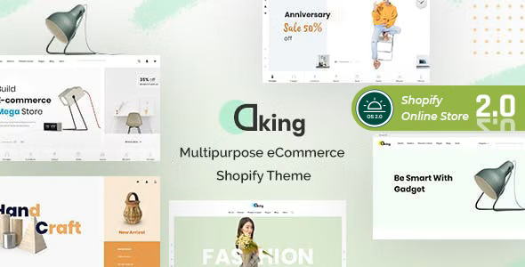 Dking–多用途电子商务Shopify主题