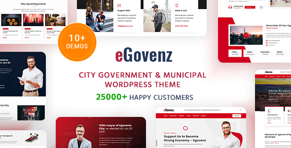 eGovenz-市政府WordPress主题
