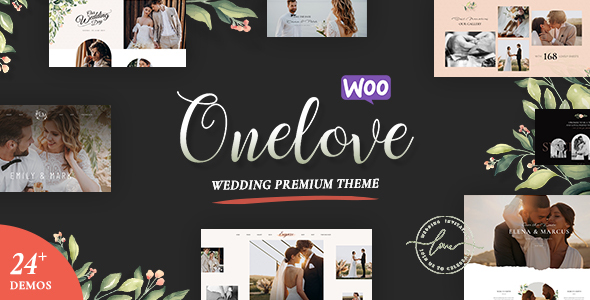 OneLove-优雅干净的多用途婚礼WordPress主题