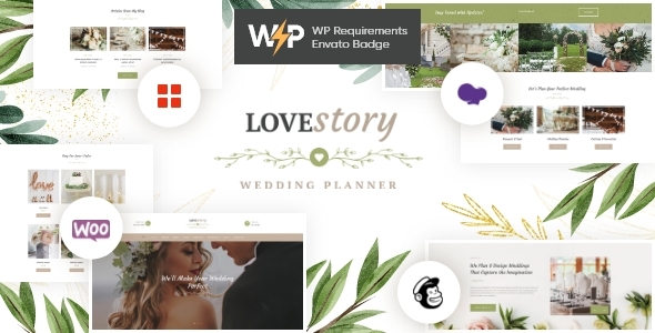 爱情故事|婚礼和活动策划WordPress主题