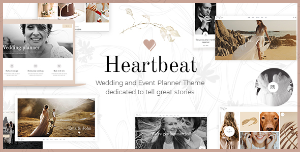 Heartbeat-婚礼和活动策划WordPress主题