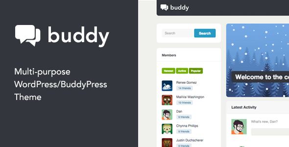 Buddy：简单的WordPress和BuddyPress主题