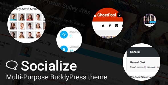 社交：多用途BuddyPress主题