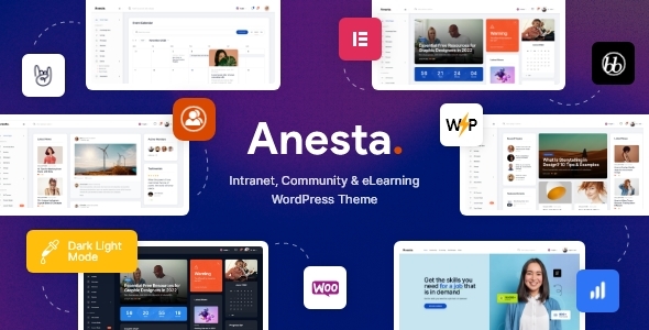 Anesta-内联网、外联网、社区和BuddyPress WordPress主题