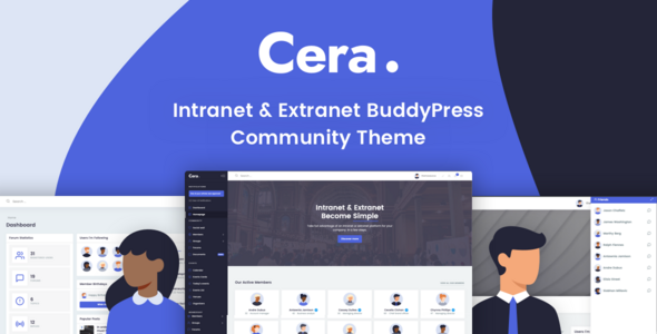 Cera-内联网社区主题