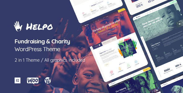 Helpo|慈善和非营利WordPress主题