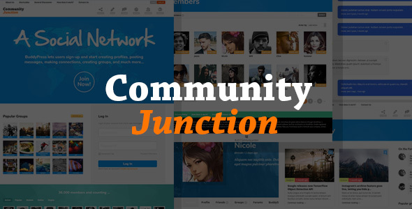 CommunityJunction-BuddyPress会员主题