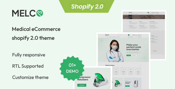 Malco-医疗与健康商店Shopify主题