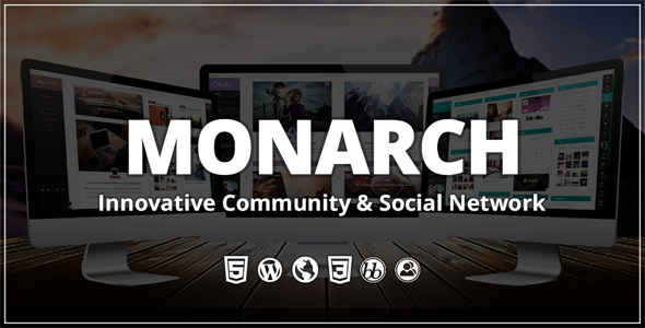 Monarch-创新的WordPress社区主题