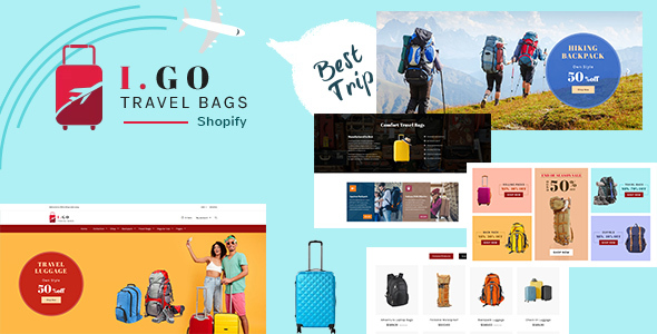 Igo |旅行包商店Shopify主题