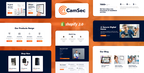 Camsec-自动化，CCTV摄像机Shopify商店
