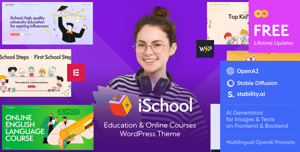 iSchool-教育和在线课程WordPress主题