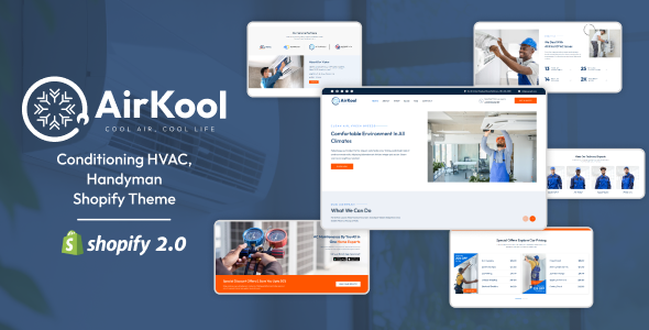 AirKool-空调和供暖产品Shopify主题