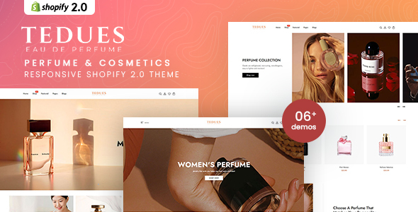 Tedues-香水和化妆品Shopify 2.0主题