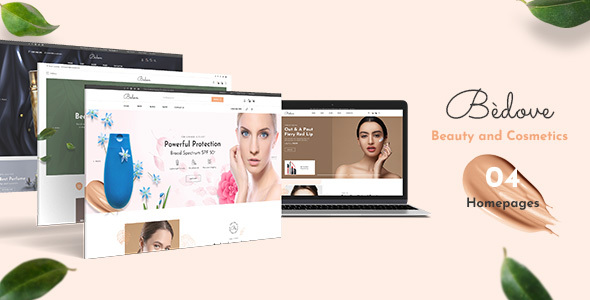 Bedove-化妆品、美容和水疗Shopify主题