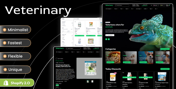 兽医-Shopify 2.0动物电子商务主题