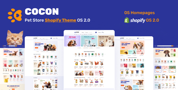 Cocon-宠物店Shopify主题操作系统2.0