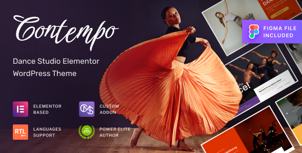 Contempo-舞蹈学校WordPress主题