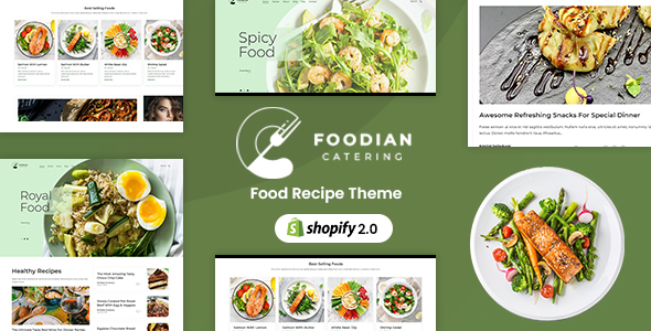 Foodian-美食博客Shopify商店