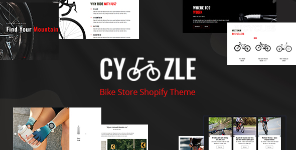 Cyzle-自行车，自行车，配件商店Shopify主题