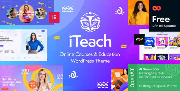 iTeach-在线课程和教育WordPress主题