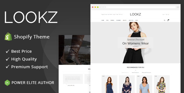 Lookz-分段多用途Shopify主题