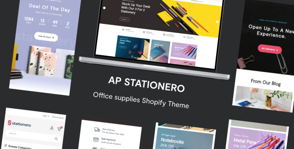 Ap Stationero-办公用品Shopify主题
