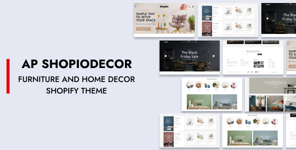 Ap Shopiodeco-家具和家居装饰Shopify主题