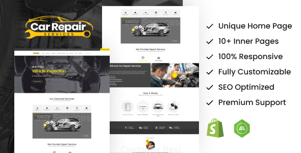 ProCar-汽车维修服务Shopify主题