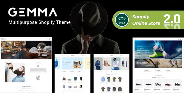 Gemma–时尚和理发店Shopify主题