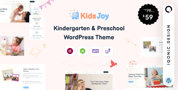 KidsJoy-幼儿园和学龄前WordPress主题