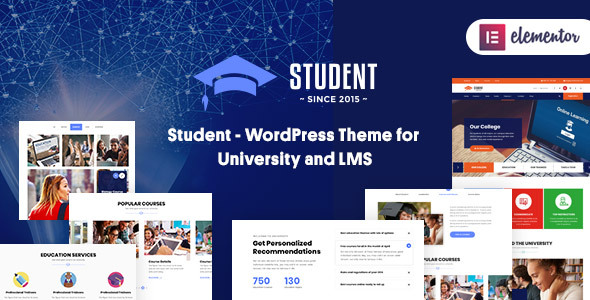 学生-大学和LMS的WordPress主题