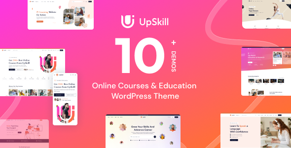UpSkill-在线教育课程LMS WordPress主题