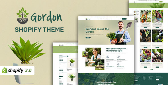 Gordon-园艺店Shopify主题